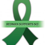 Redman Supports Spinal Cord Injury Awareness Month Ribbon