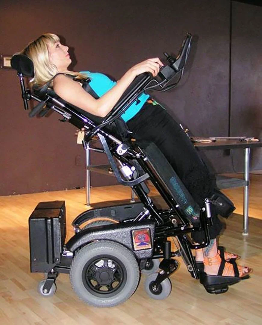 Disabilities that Require Wheelchairs - Woman in Power Chair