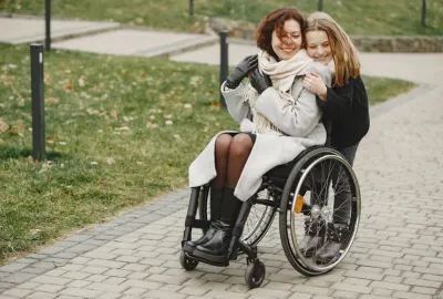 parenting from a wheelchair