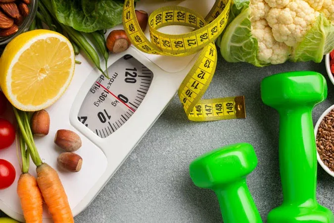 weighing scale, fruits, weights