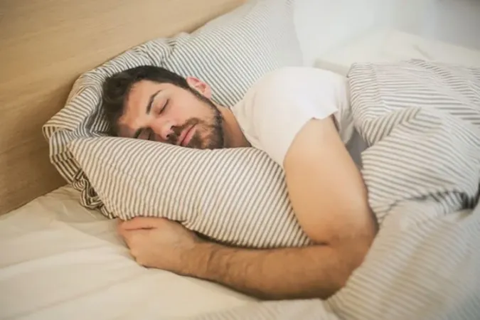 Man with MS Sleeping