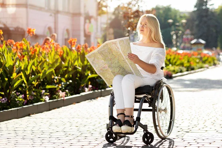power chair public spaces