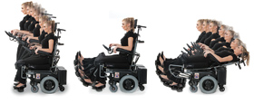 Wheelchair tilt feature