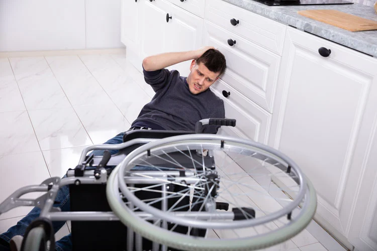 wheelchair fall